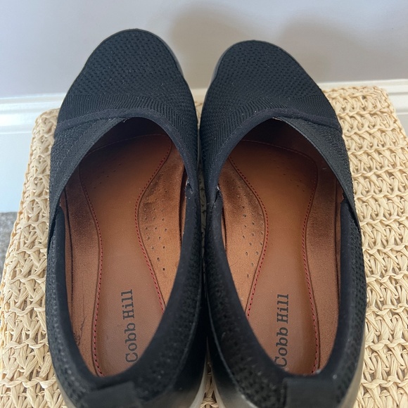 Cobb Hill Black Crossover Penfield Slip-On Sneaker - Women's size 9 - Picture 2 of 8